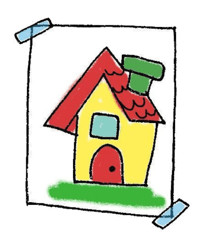Disegno di una casa